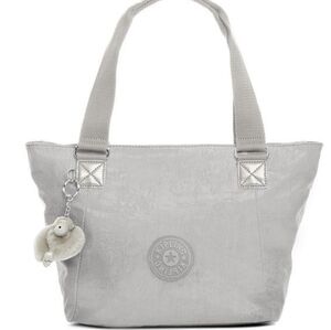 Kipling Jonesy Tote Bag Gray Taupe